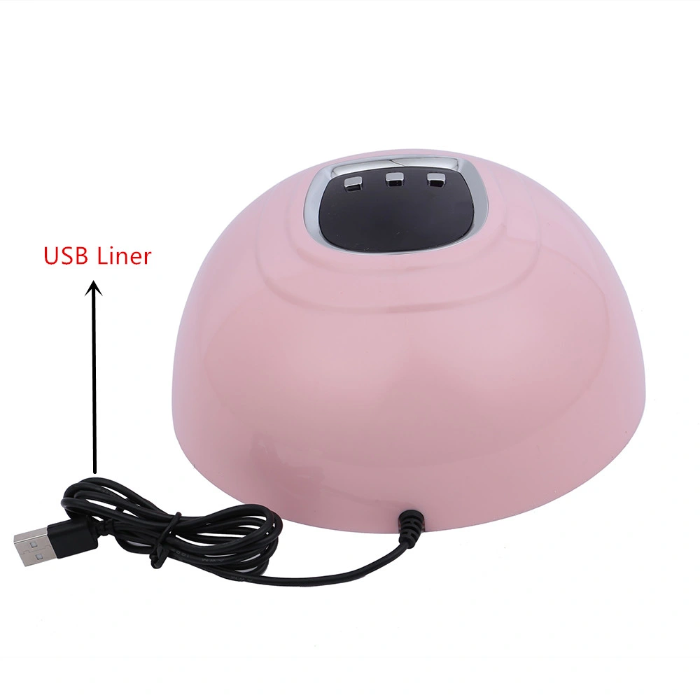 Lâmpada de pregos 54W a lâmpada UV dupla fonte de luz da lâmpada de gel Professional Secador de esmalte de unha LED da máquina Visor LCD unha Lâmpada de arte