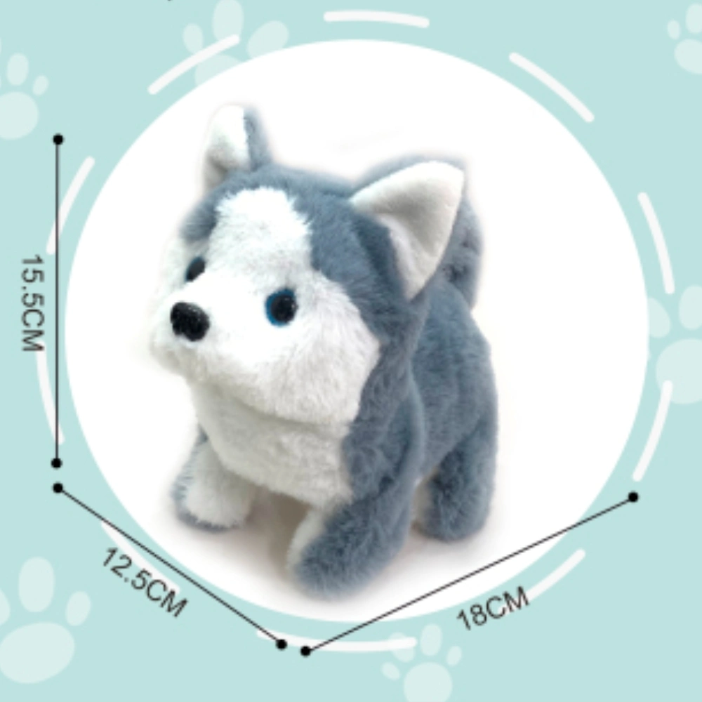 ODM et OEM fonctionnement de la batterie Simulation jouet peluche pour chien peluche pour enfants peluche Jouets mignon Puppy peluche poupée Décoration chien cadeau