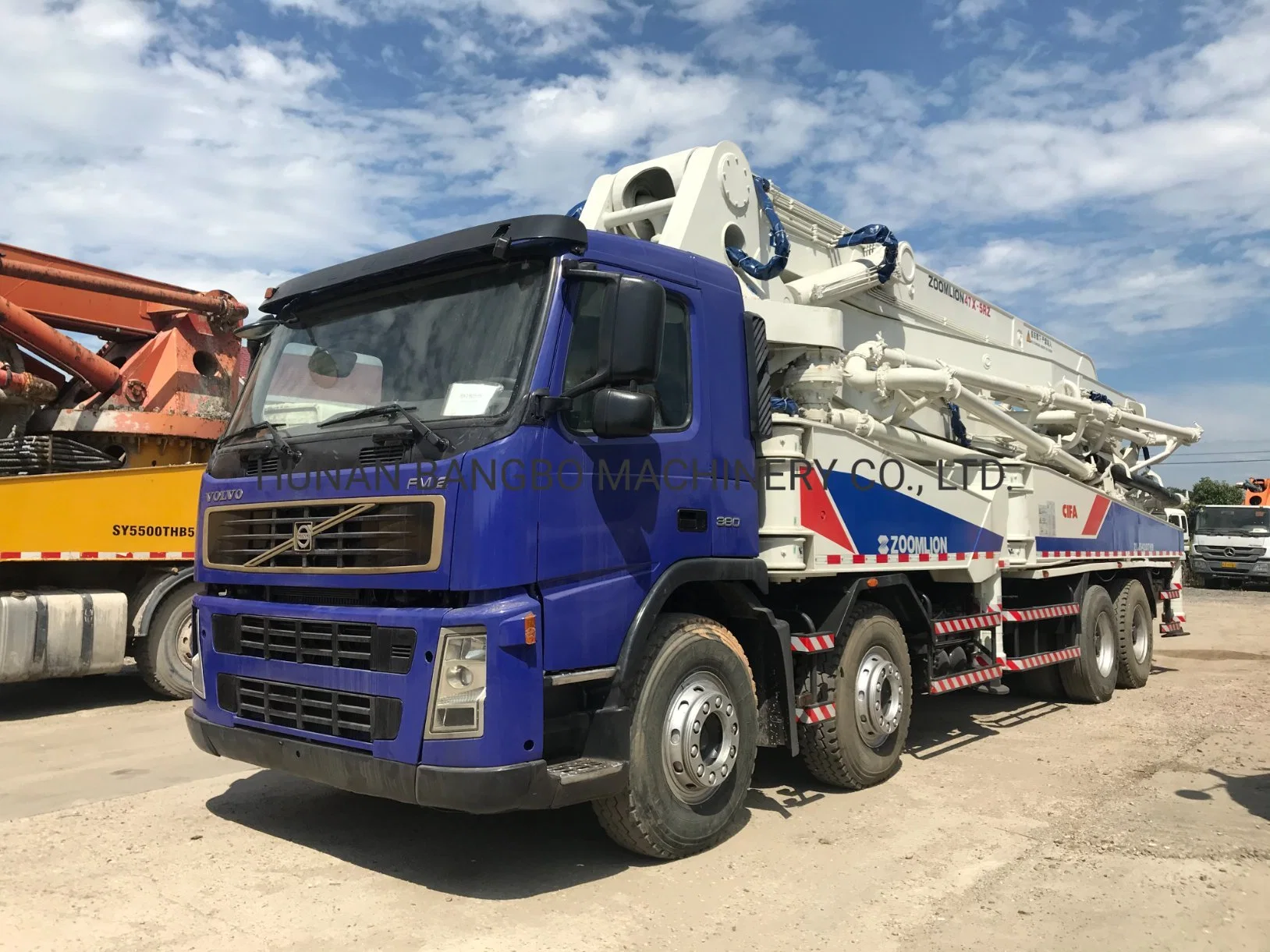 Factory Price Volvo 36m 37m 42m 47m 48m 49m 52m 53m 56m 58m 62m Concrete Pump Truck Mounted