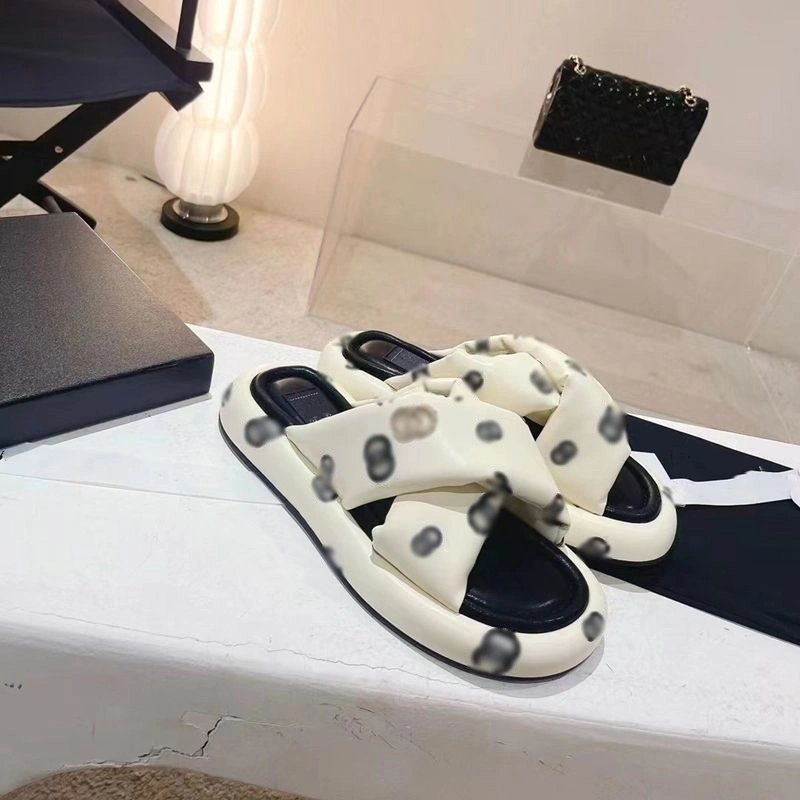 Fashion Girls Cross Slipper Soft EVA Thick Bottom Women&prime; S Slippers Indoor Shoes Female Home Beach Flip Flops Summer Slippers