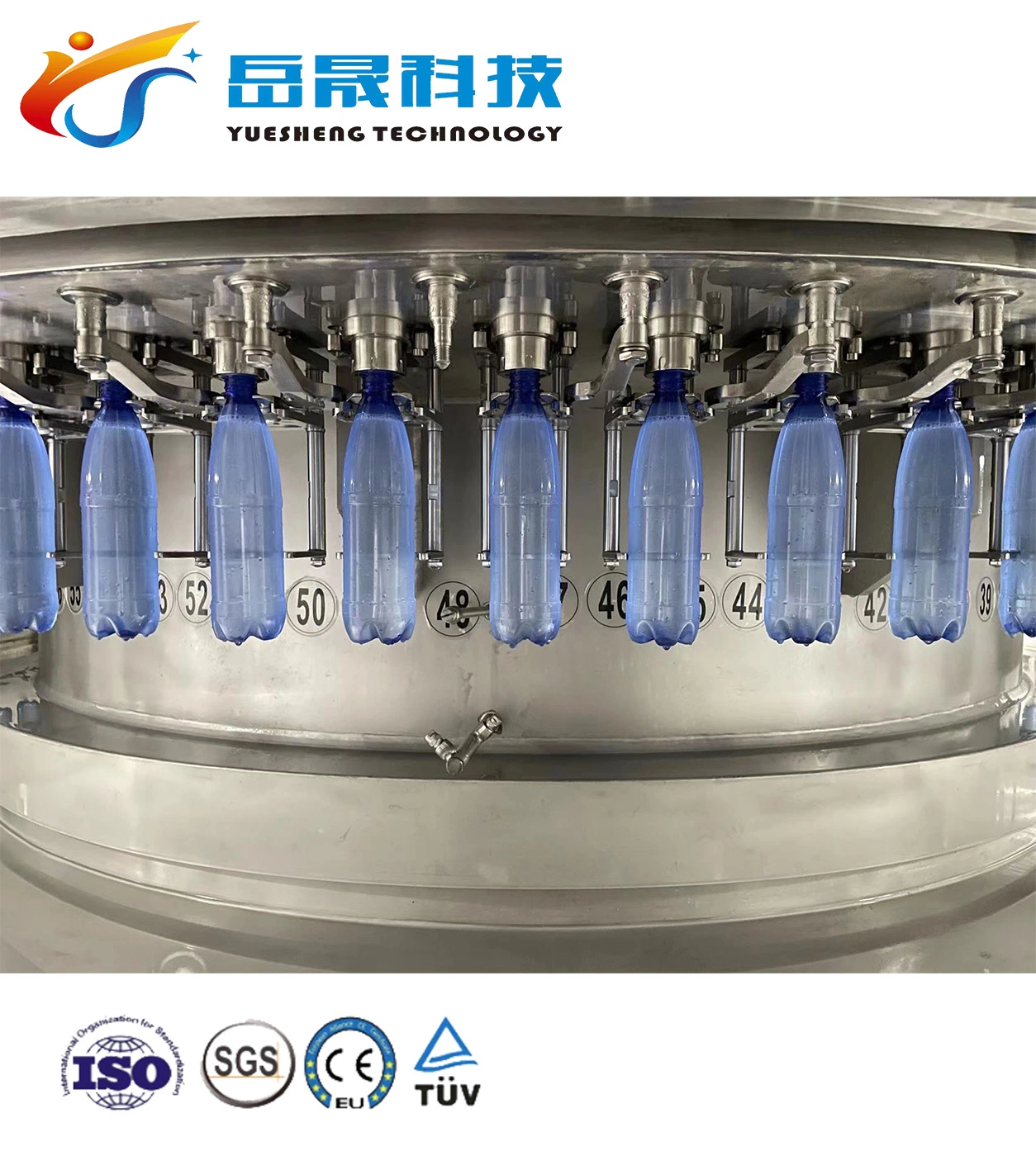 Automatic Pet Bottle Aqua Natural Drink Water Bottling Line Mineral Pure Complete Plant Soft Drinks Water 3 in 1 Filling Monoblock Bottling Packing Machine