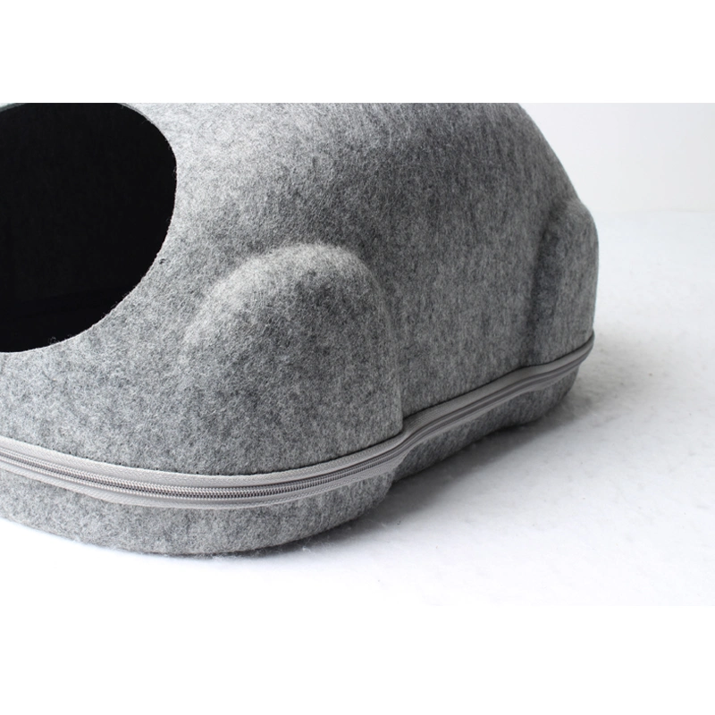 Custom Nonwoven Thermoforming Polyester Needled Felt Shapes Pet Beds Dog House Pets Products