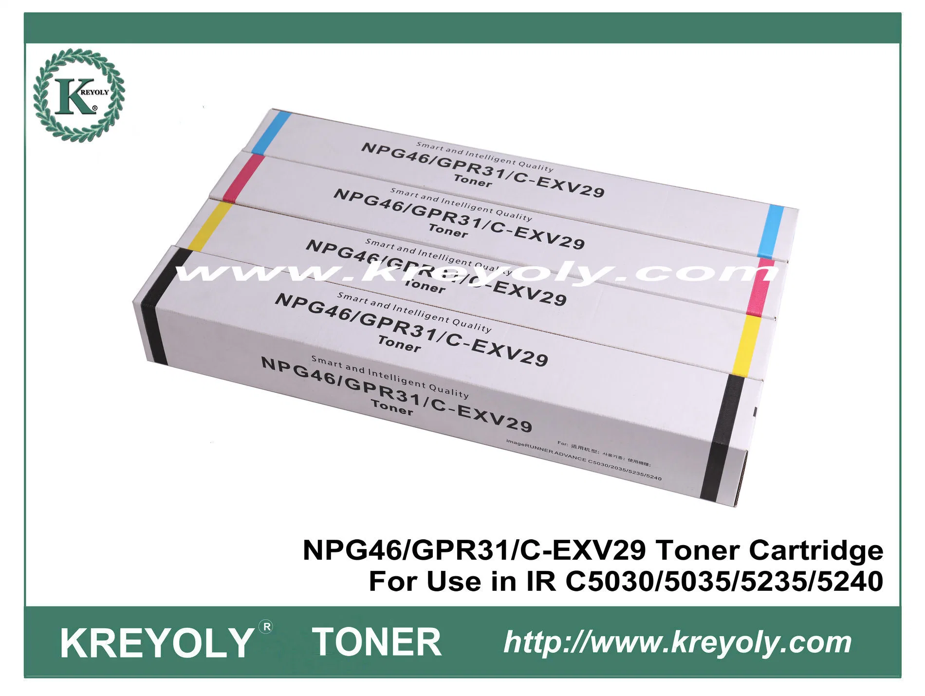 Compatible Color Toner Cartridge GPR31 NPG46 C-EXV 29