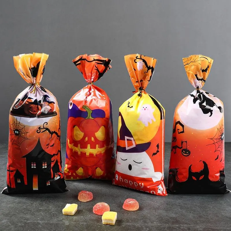 Ghost Candy Snack Gift Bag Halloween Decoration Biscuit Cookies Bag Party Supplies