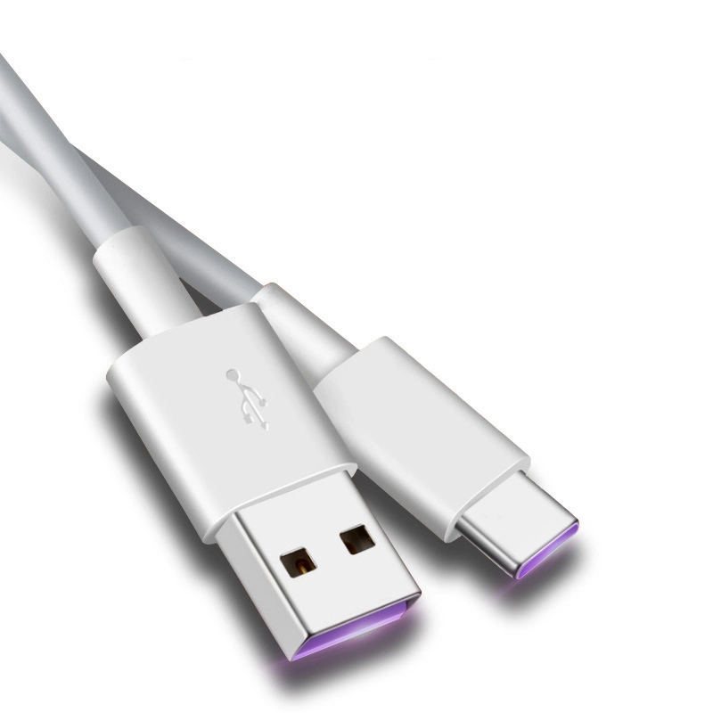 Cable USB de tipo C Cable de datos, la carga rápida para el teléfono celular