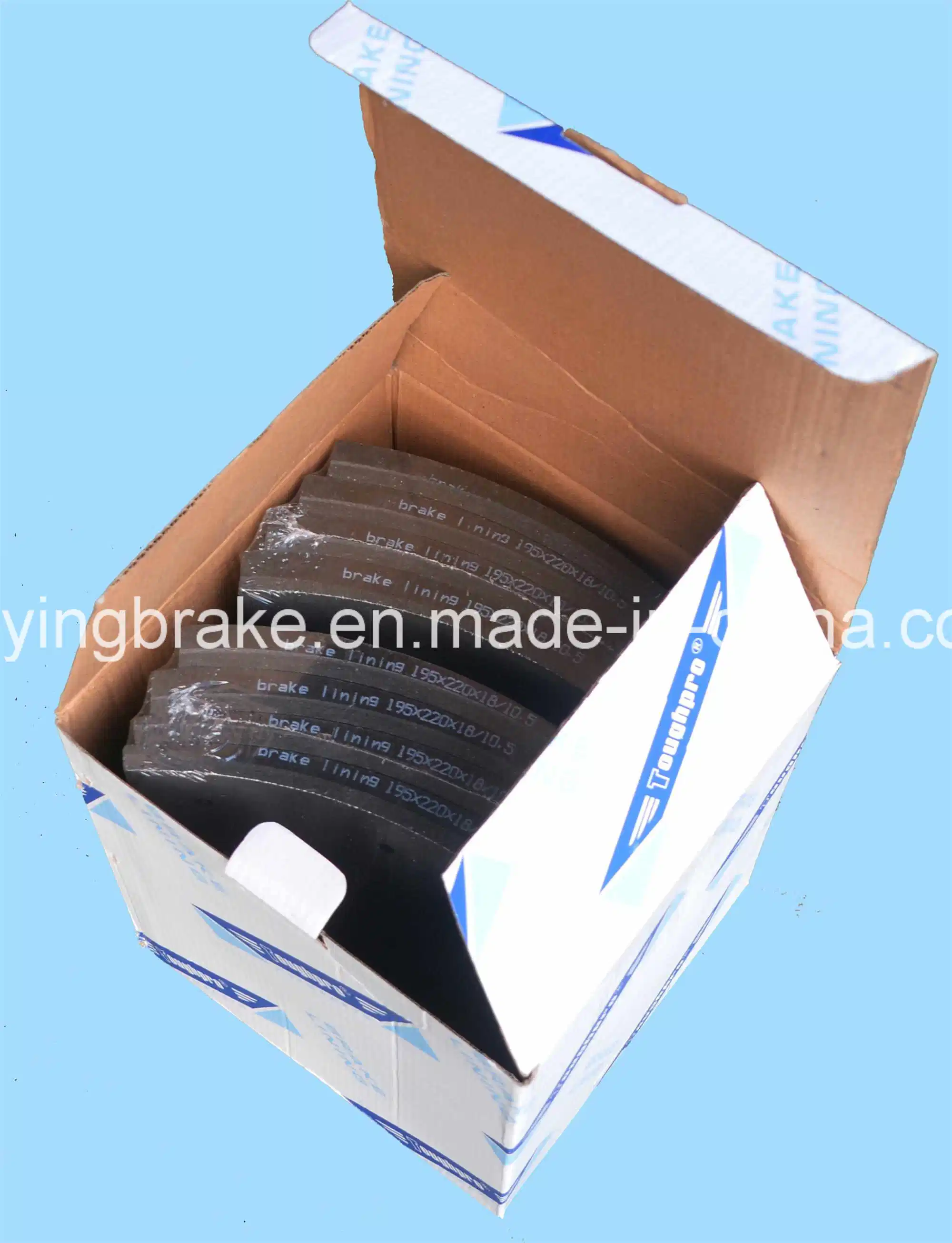 Brake Lining (WVA 19580 BFMC: MB/74/75/1 FMSI: 4656) for European Truck Benz