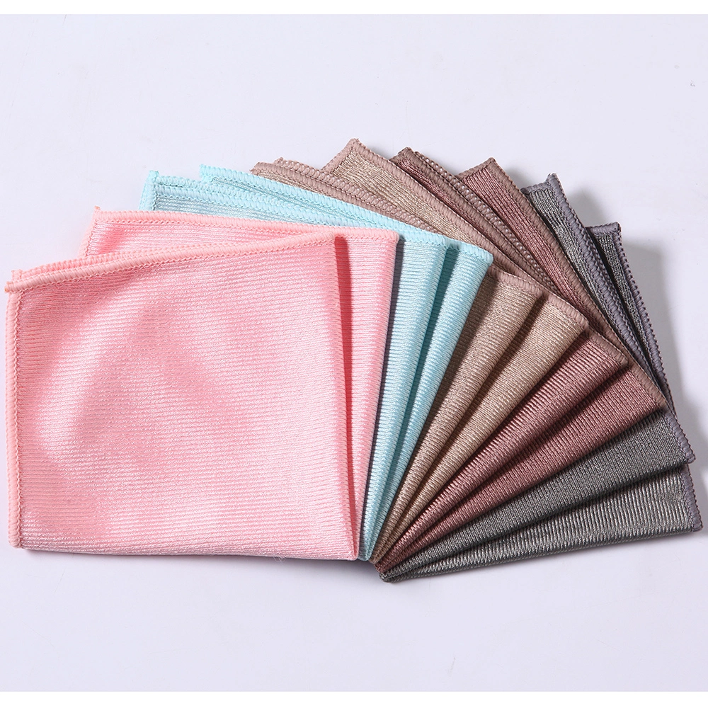 260 280GSM Microfiber Glass Cleaning Drying Wipes No Trace No Lint Rag Washing Towel Glass Cloth Kitchenware Washing Tissues