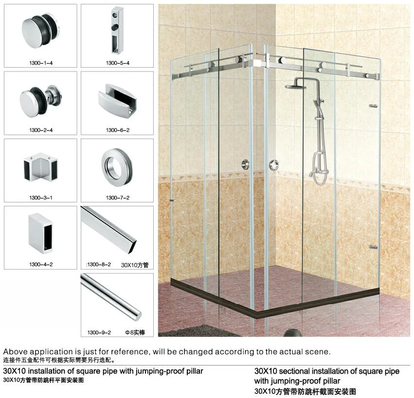 Tornillería de acero inoxidable baño ducha