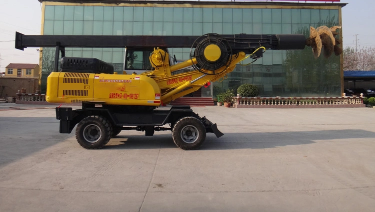 Mobile Crawler Type Anchor Drilling Excavator Drifter Oil Drilling Hand Piling Machine