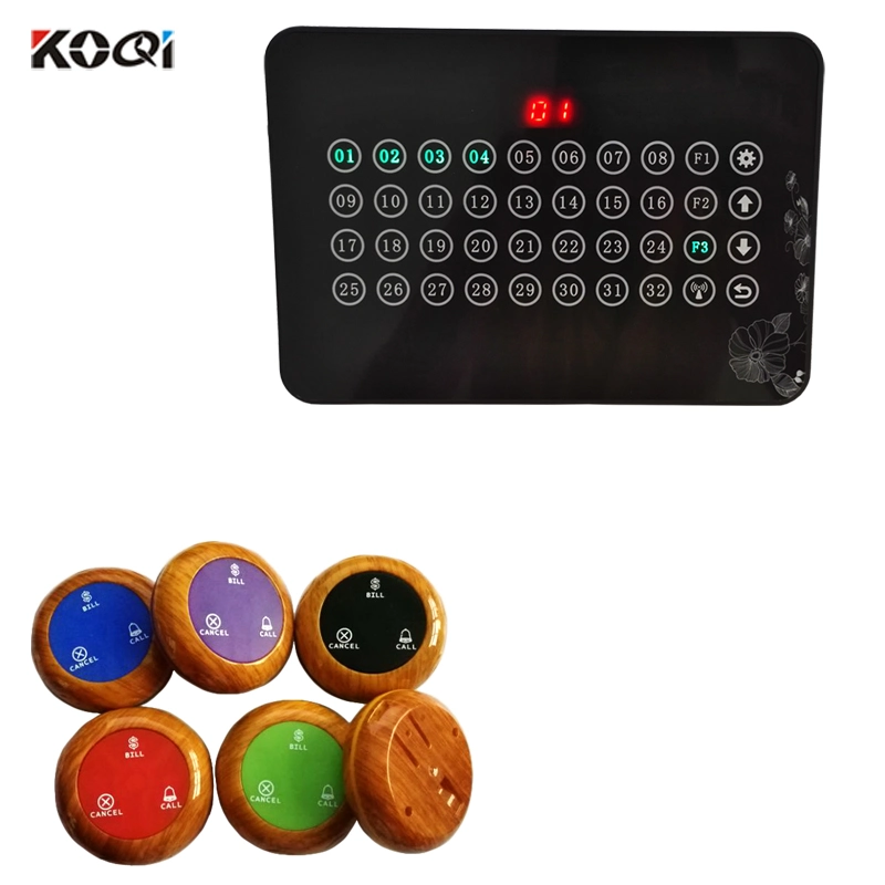 Ycall Wireless Guest Paging System with Restaurant Service Button