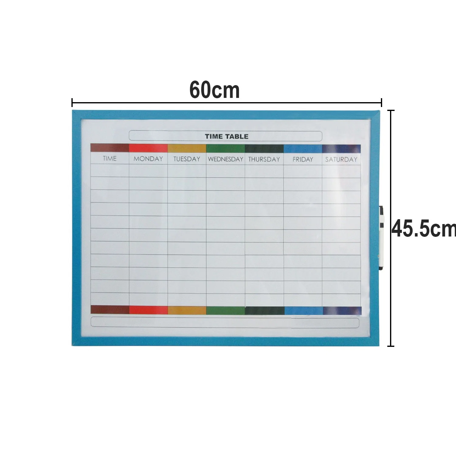 MDF Frame Magnetic White Board Printed Weekly Planner Whiteboard