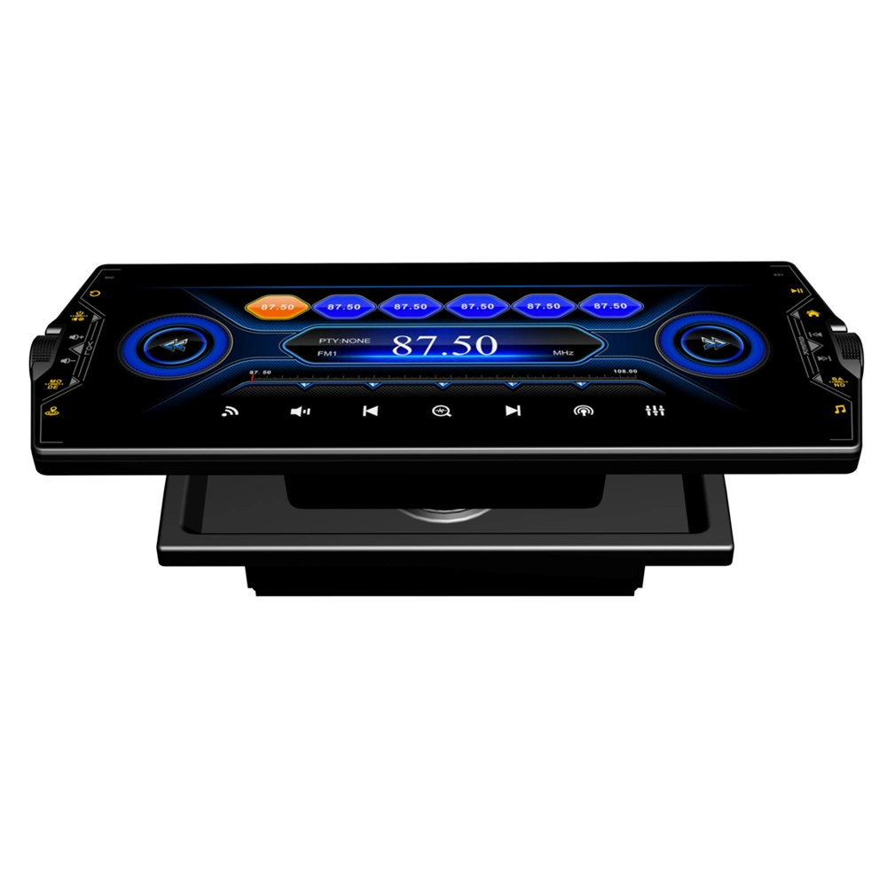 Android Car Stereo 2K 12-дюймовый сенсорный экран в тире Автомобильная аудиосистема с GPS-навигацией и автомобильным DVD-проигрывателем BT