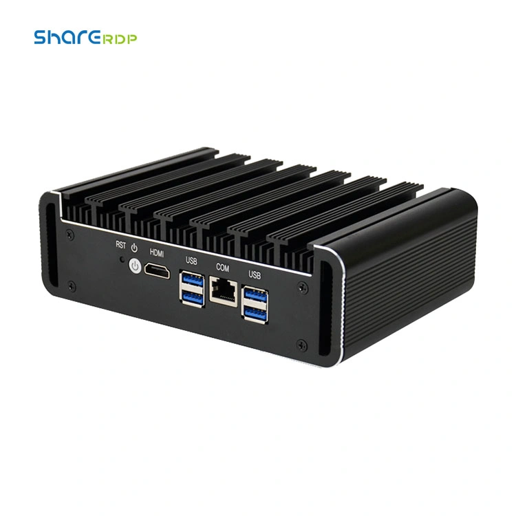 6 LAN RJ45 Industrial Mini PC I3 7167u 7th Gen Dual Core AES-Ni Pfsense Sophos Firewall Router Fanless Linux Ubuntu Mini Computer