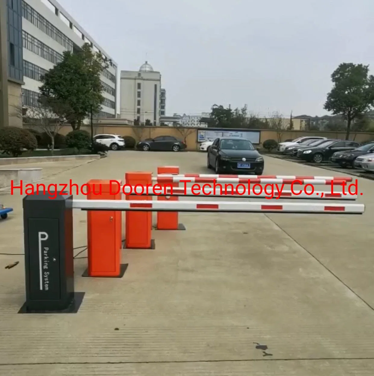 Servo Motor Automatic Parking Barrier with Safety Photocell