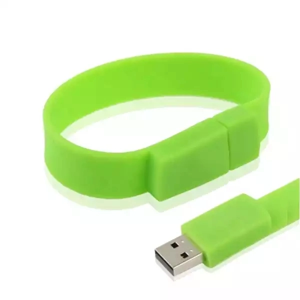 محركات أقراص USB بسرعة 4 جيجابت من السيليكون رخيصة الحجم محرك أقراص USB سعة 64 جيجابايت من نوع Wrisband/Wristband