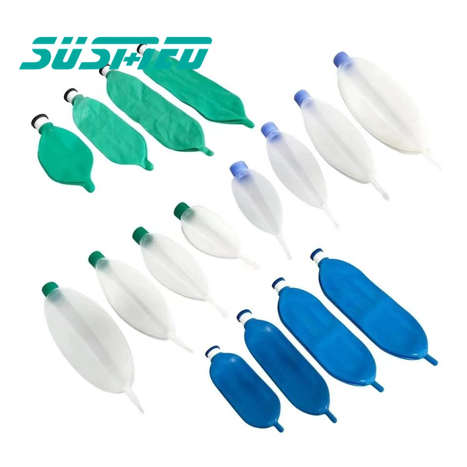 Silicone Reusable 3L 2L 1L 0.5L Oxygen Reservoir Bags Anesthesia Breathing Bag