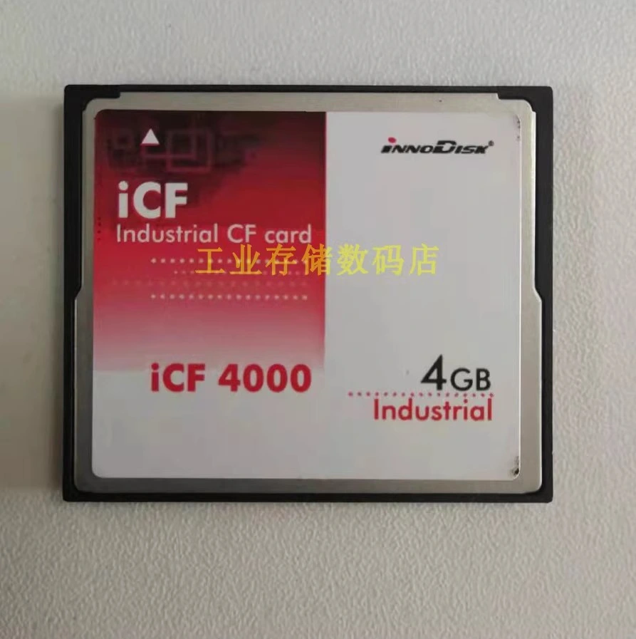 Innodisk Icf4000 CF 4G درجة حرارة صناعية SLC مضغوط بطاقة ذاكرة فلاش للجهاز سي إن سي أدوات الأجهزة الطبية