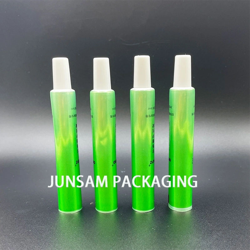 Compound Plastic Aluminum Laminated Tubes Packaging Pigment Semi Liquid Empty Container