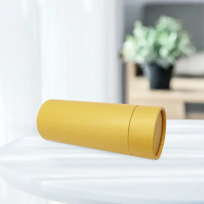 Customized Size Yellow Colorful Cylinder Box Food Container Packaging Cardboard Paper Tube