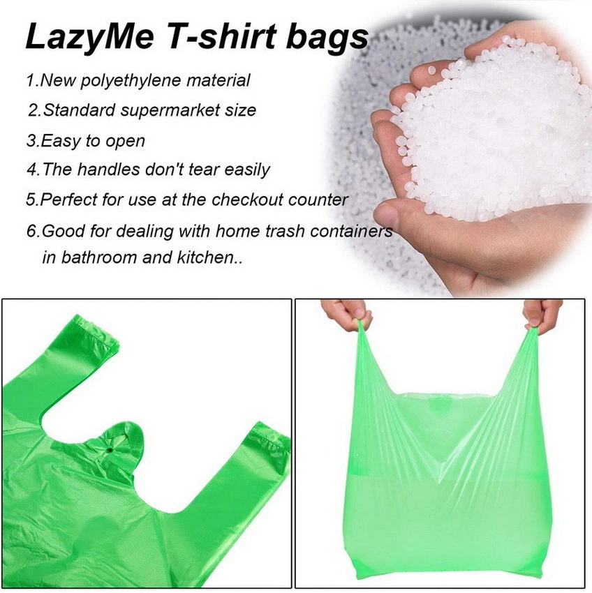 HDPE Heavy Plastic Shopping Grocery Carrier Bags