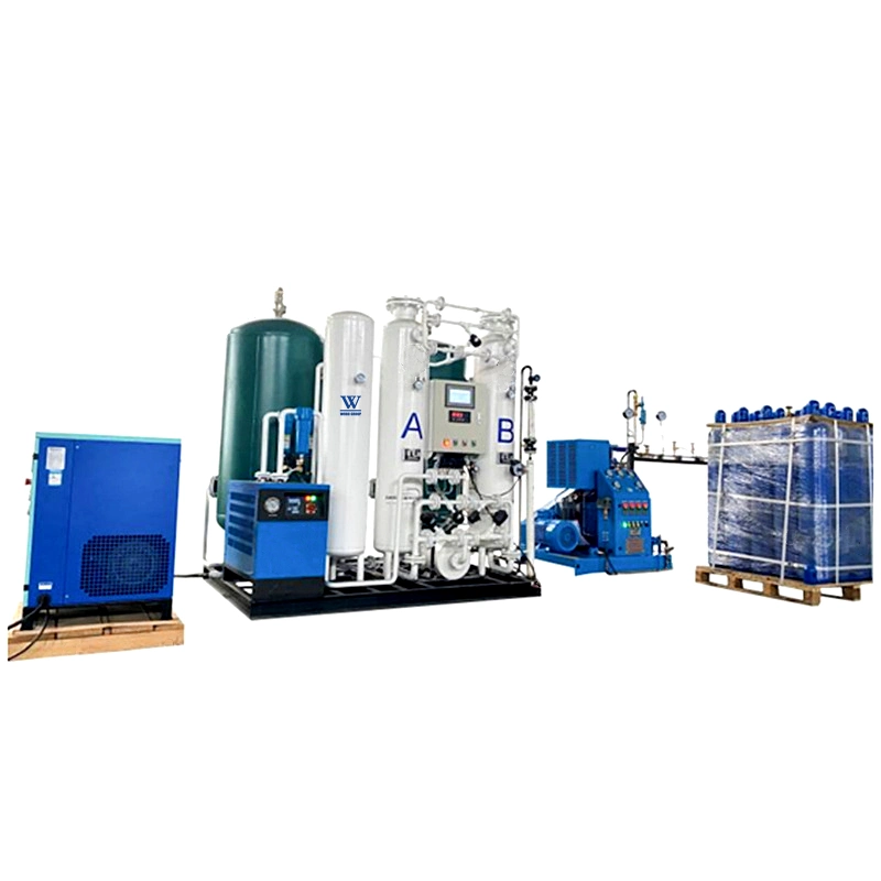 Advanced High Purity One-Stop Shopping Oxygen Plant 99 Gas Generator with Turbine Expension Unit for Food Packaging