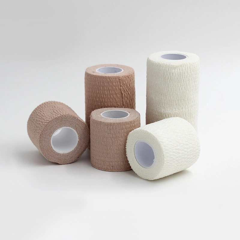 Waterproof Surgical Colorful Elastic Adhesive Gauze Cohesive Bandage