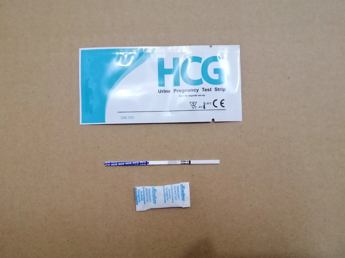 Tira de prueba de embarazo rápida desechable de HCG