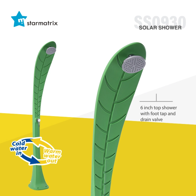 Starmatrix Factory Leafage Shape 35L Solar Outdoor Showers