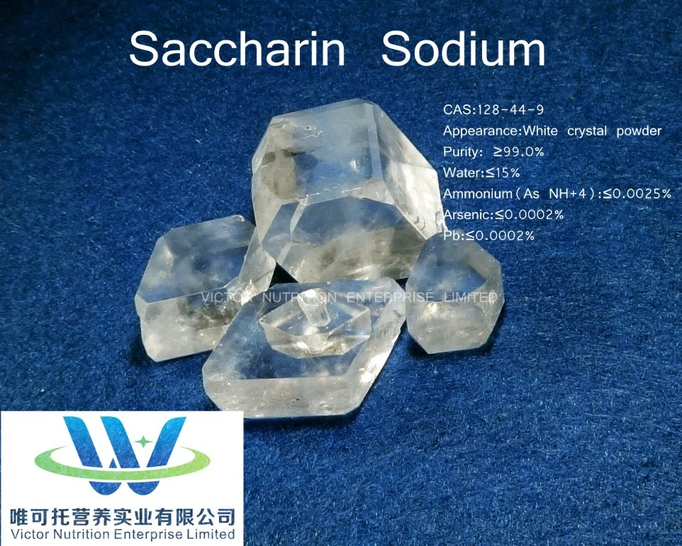 La saccharine de sodium de qualité alimentaire pour les Édulcorants prix d'usine de haute qualité