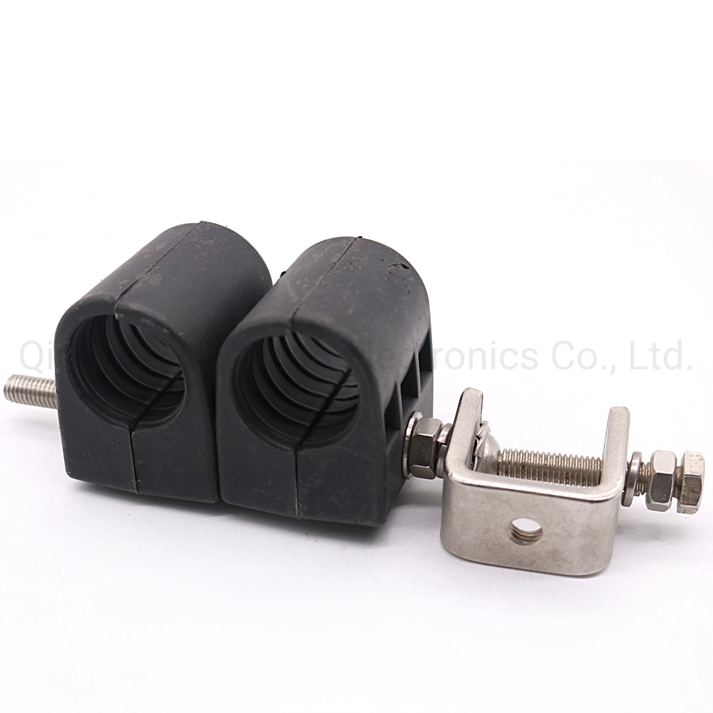 Telecom Parts Power Cable Two Type Feeder Cable Clamp