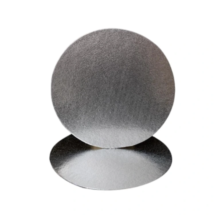 Gâteau rond d'argent doré de 6 8 10 po Support