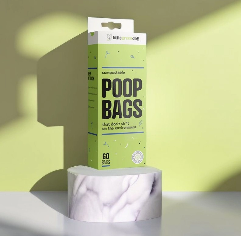 Custom Dog Poop Bag Oxo biologisch abbaubare Dog Poop Bag, Dog Poop Taschen mit Epi/D2W