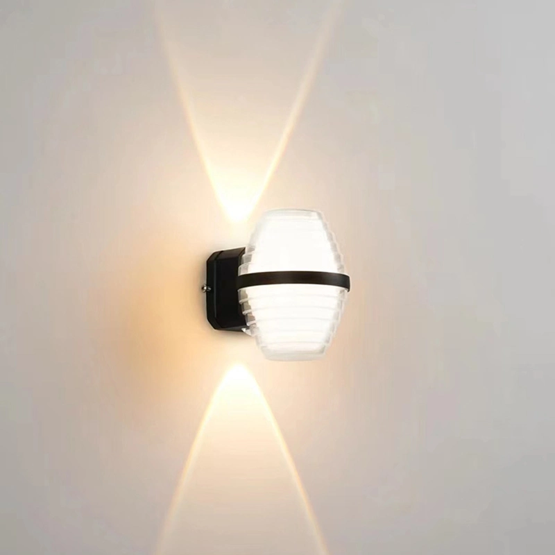 Innenbeleuchtung Schwarz Metall LED Moderne Kreative Wohnzimmer Korridor Wandleuchte