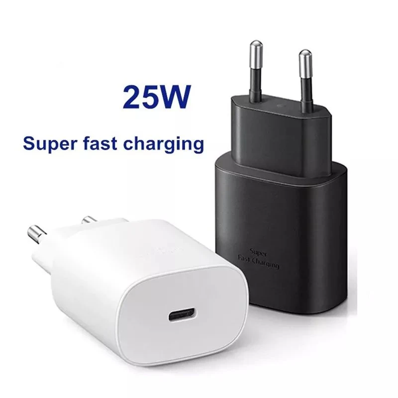 25W Cargador de pared Super Fast Charge USB Tipo C rápido Cargador