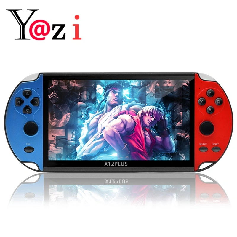 Jeu vidéo portable X12 plus classique 7 pouces pour enfants Cadeau pour les enfants pour les joueurs de jeu Retro console de jeu 64 bits 16 Go PSP ®