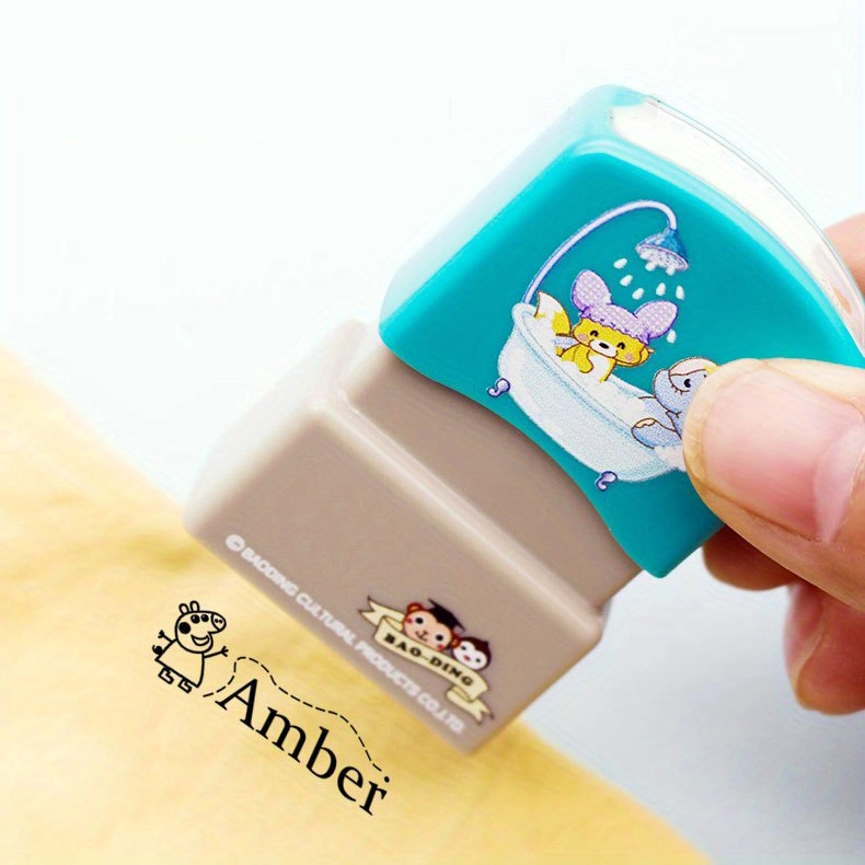 Cute Fashion Design Custom Name Stamp Kids Name Flash Stamp