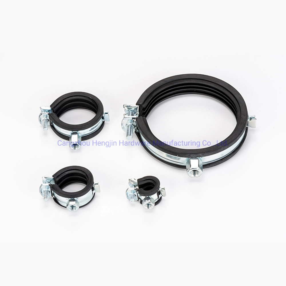 OEM Custom Stainless Hose Clamp Pipe Hardware Light Duty Rubber Hose Clamp