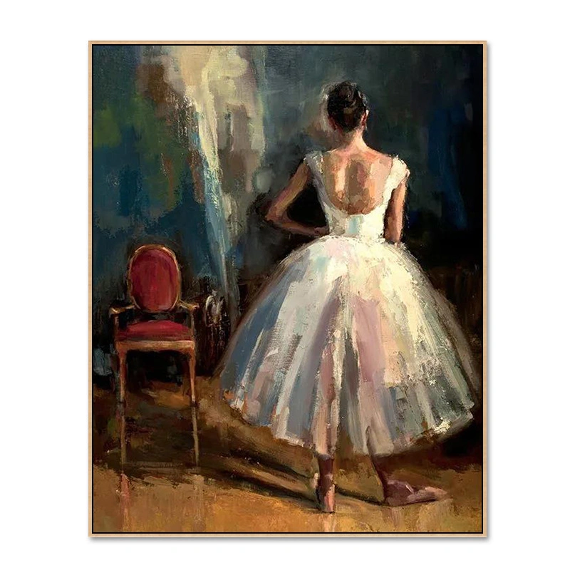 Ballet Dancer DIY Pintura al aceite Digital pintado a mano Pintura al aceite Fabricante Mayorista/Proveedor