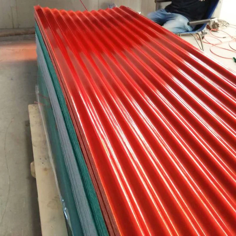 Green GRP FRP Roof Clear Corrugated Fibreglass Transparent Fiberglass Fiber Reinforced Fibre Glass Plastic Sheet Roofing Sheet for Roof