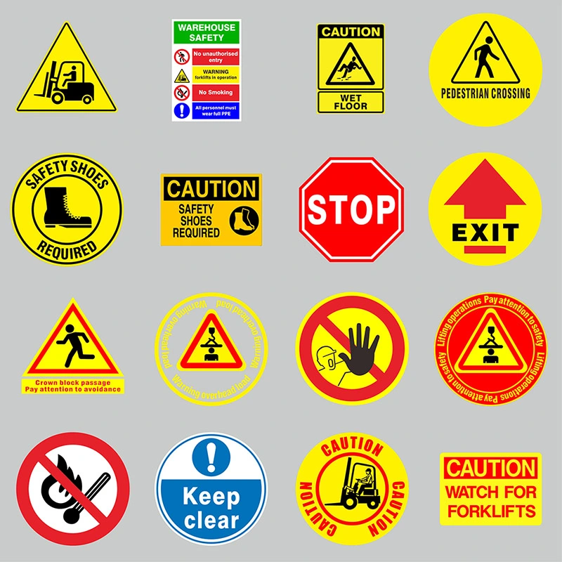 LED 100W Forklift Safety Warning Sign Industrial Signs Gobo Projecotor