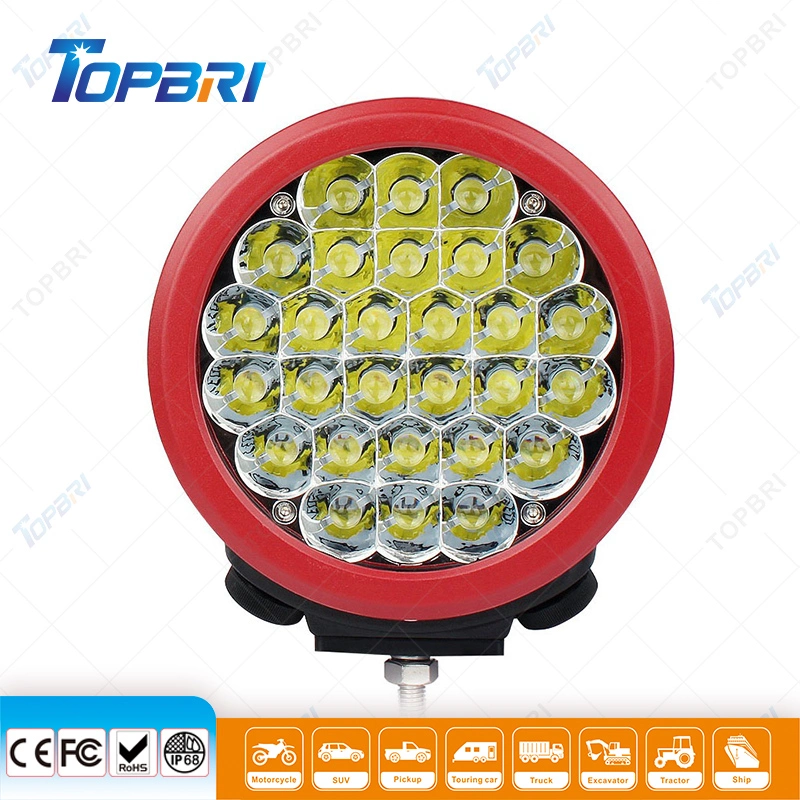 7pulgadas LED de conducción de motocicletas de 90 vatios de luz láser Trailer Auto Luces de trabajo