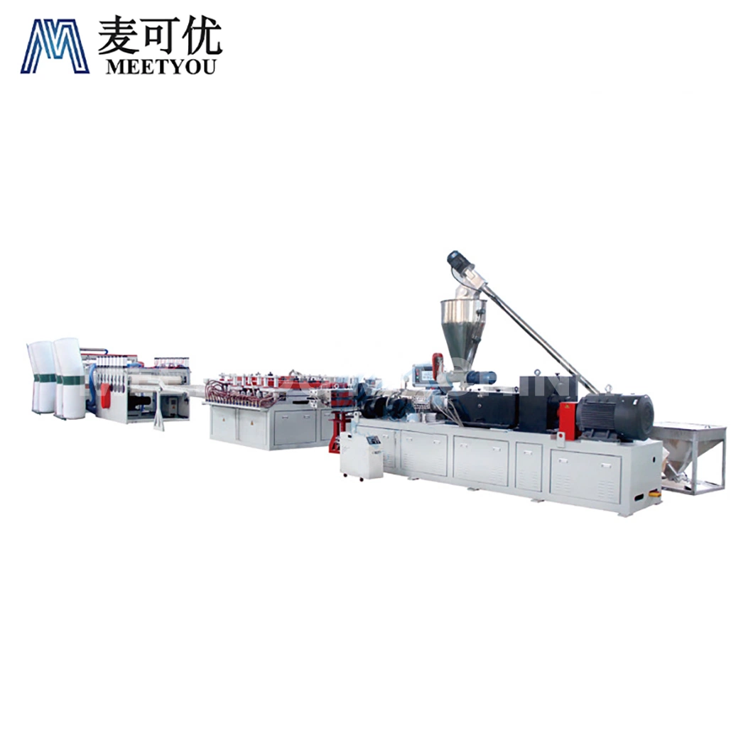 Meetyou Machinery Industrial Line Custom China PVC PP PE WPC PC CE Certification Plastic Profile Extrusion Line Manufacturers Configuration Screw Drive