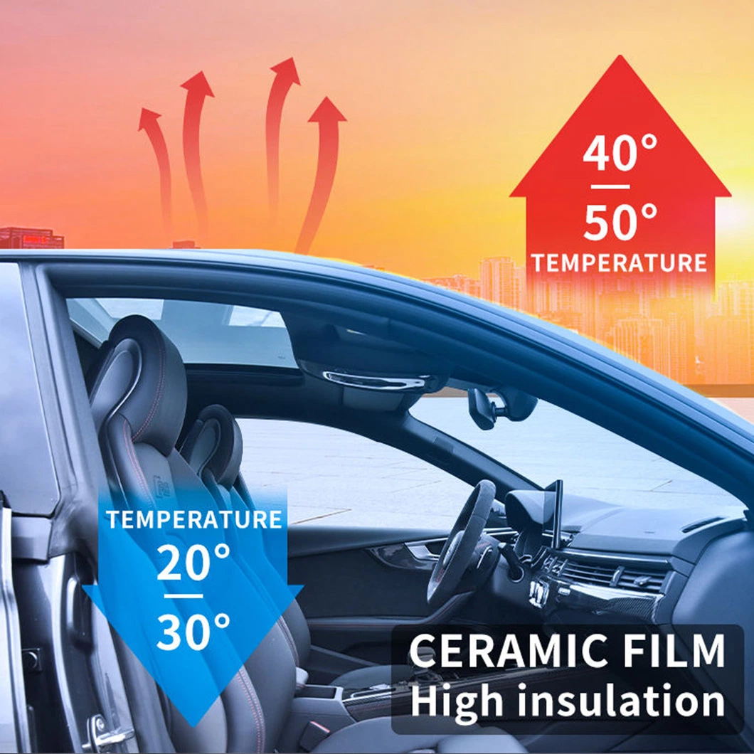 Corea Smart Film para coche Vit 75%99% TIR Antirreflejos resistente al calor de cerámica de Nano tinte Solar de la ventana del coche de seguridad de la ventana de tinte película de vinilo