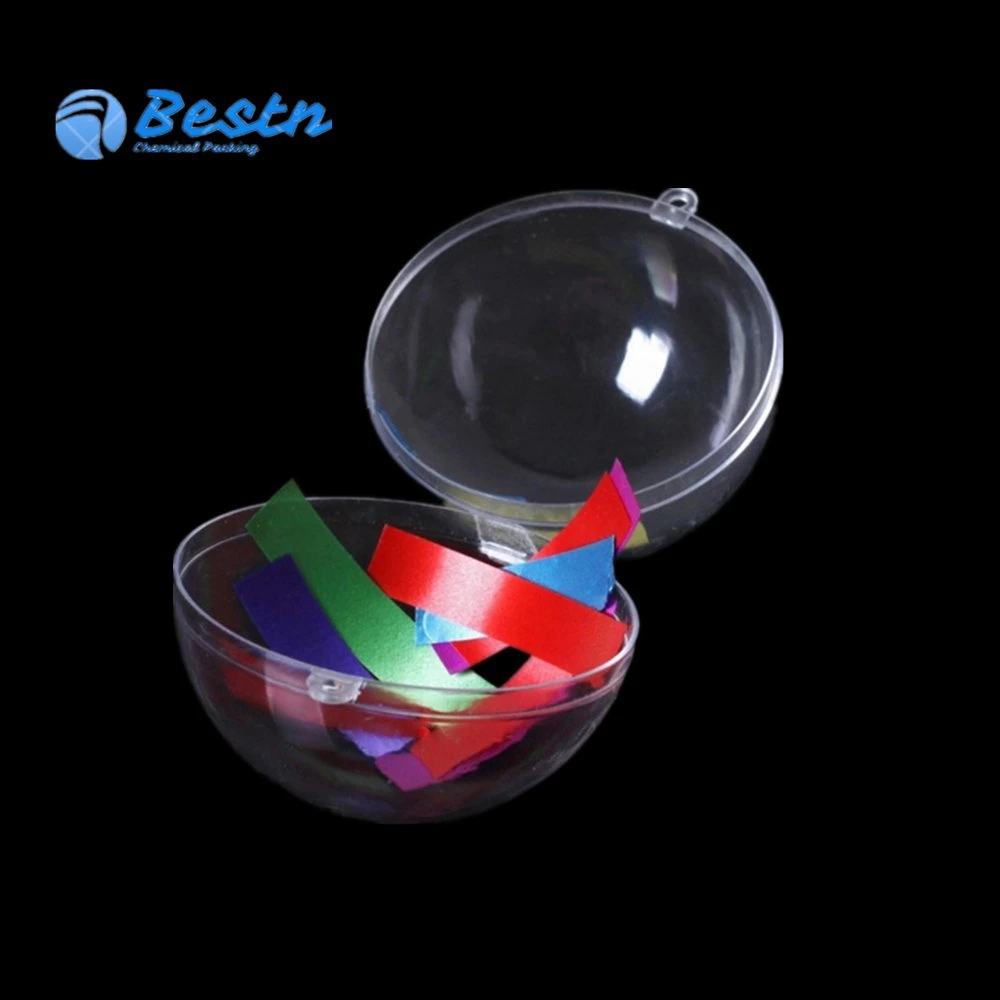 Transparent Openable Christmas Ball Two Half Decoration Ball for Party