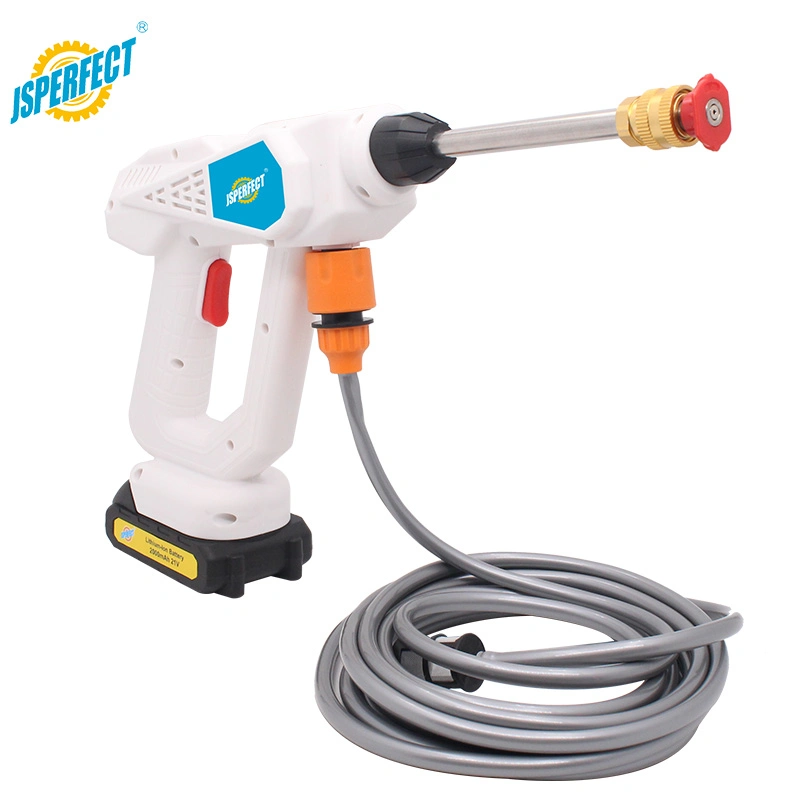 Jsperfect Customized Brush Motor 20V Battery Power Cordless High Pressure Washer