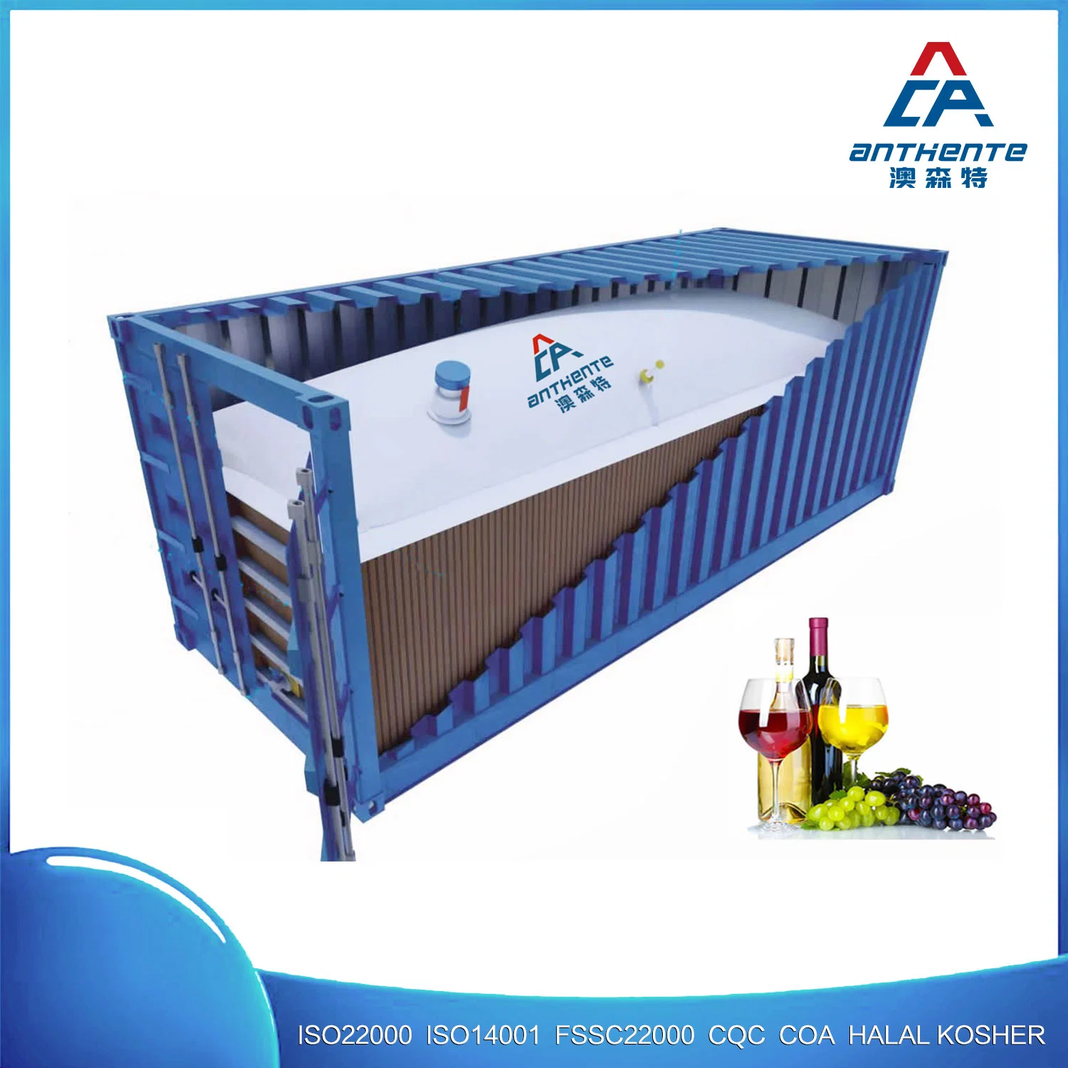 24000L Liquid Transport Flexibag 20FT Container