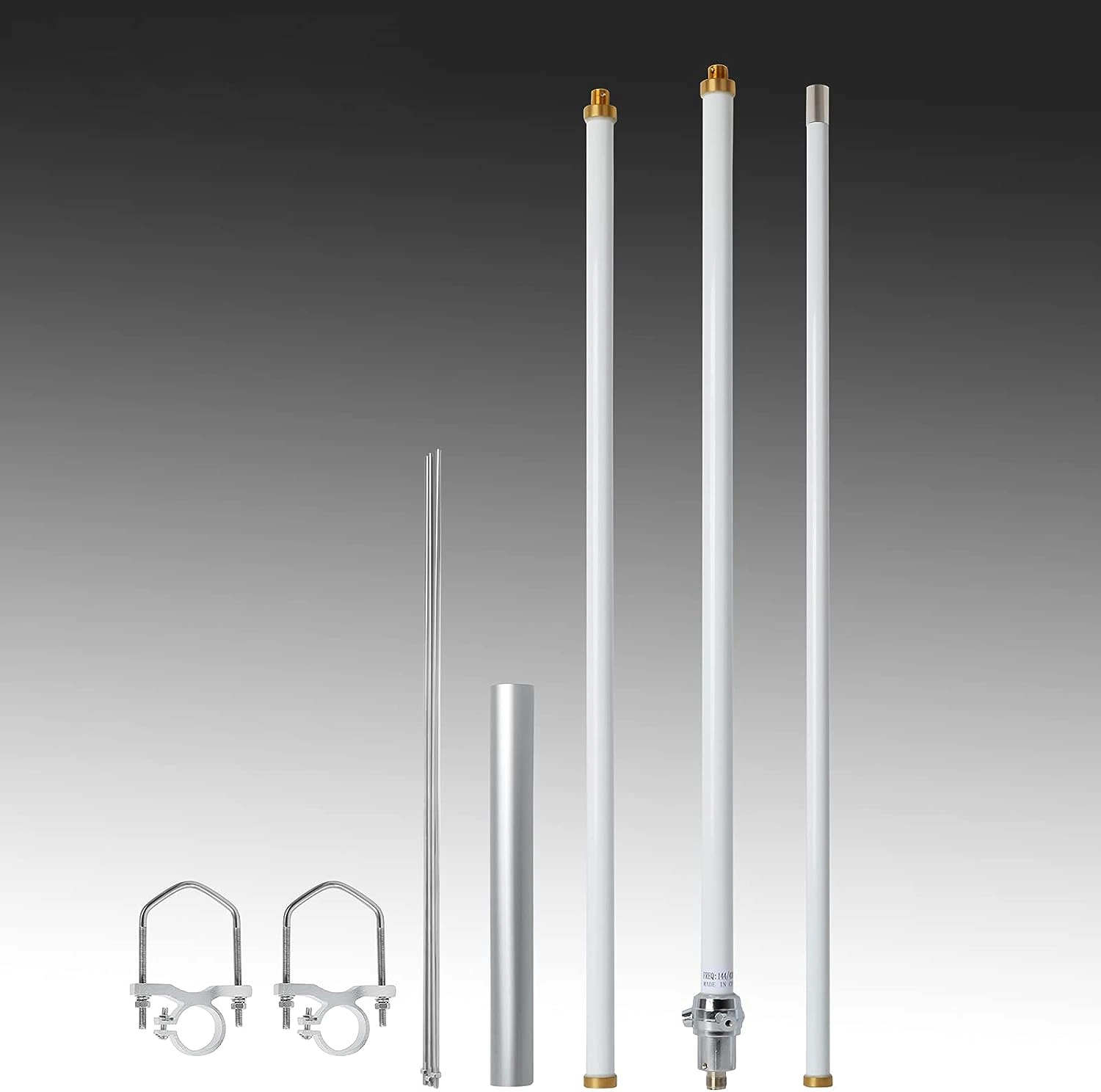 Dual Band Base Station 5.5/8.5dBi Outdoor Fiberglass Antenna with UHF-Female (SO239) Connector