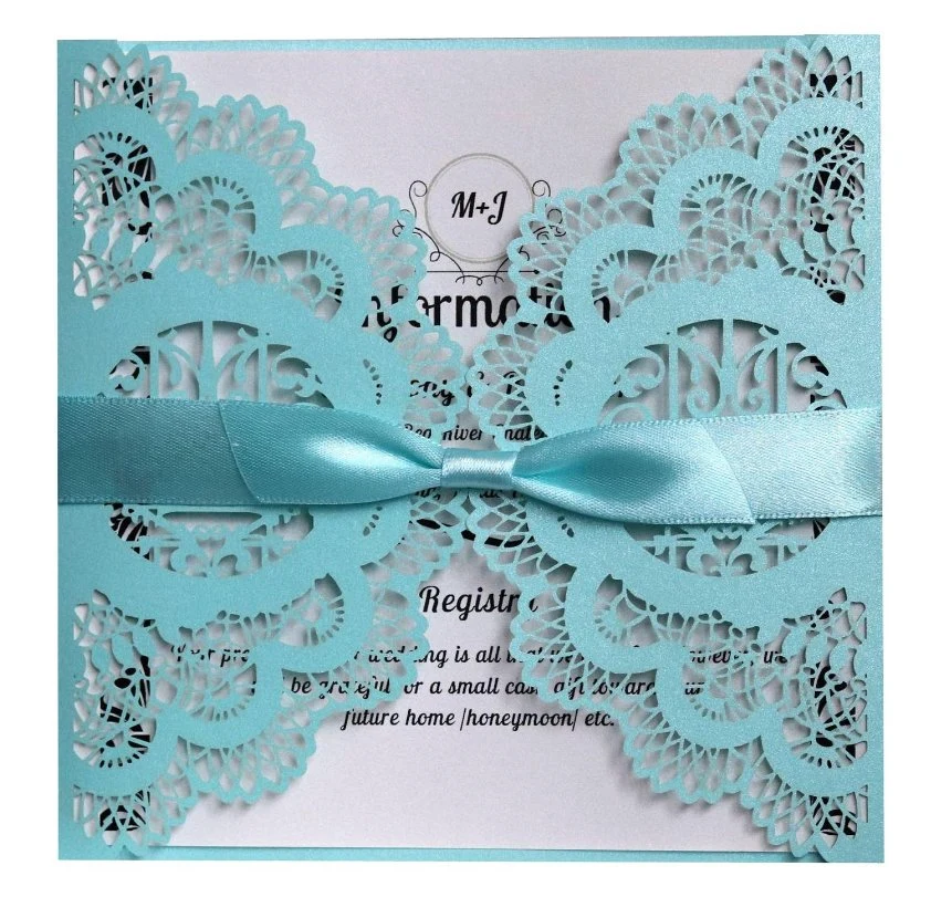 Amazon Laser Cutout Wedding Invitation Paper Gift Card Custom Printing