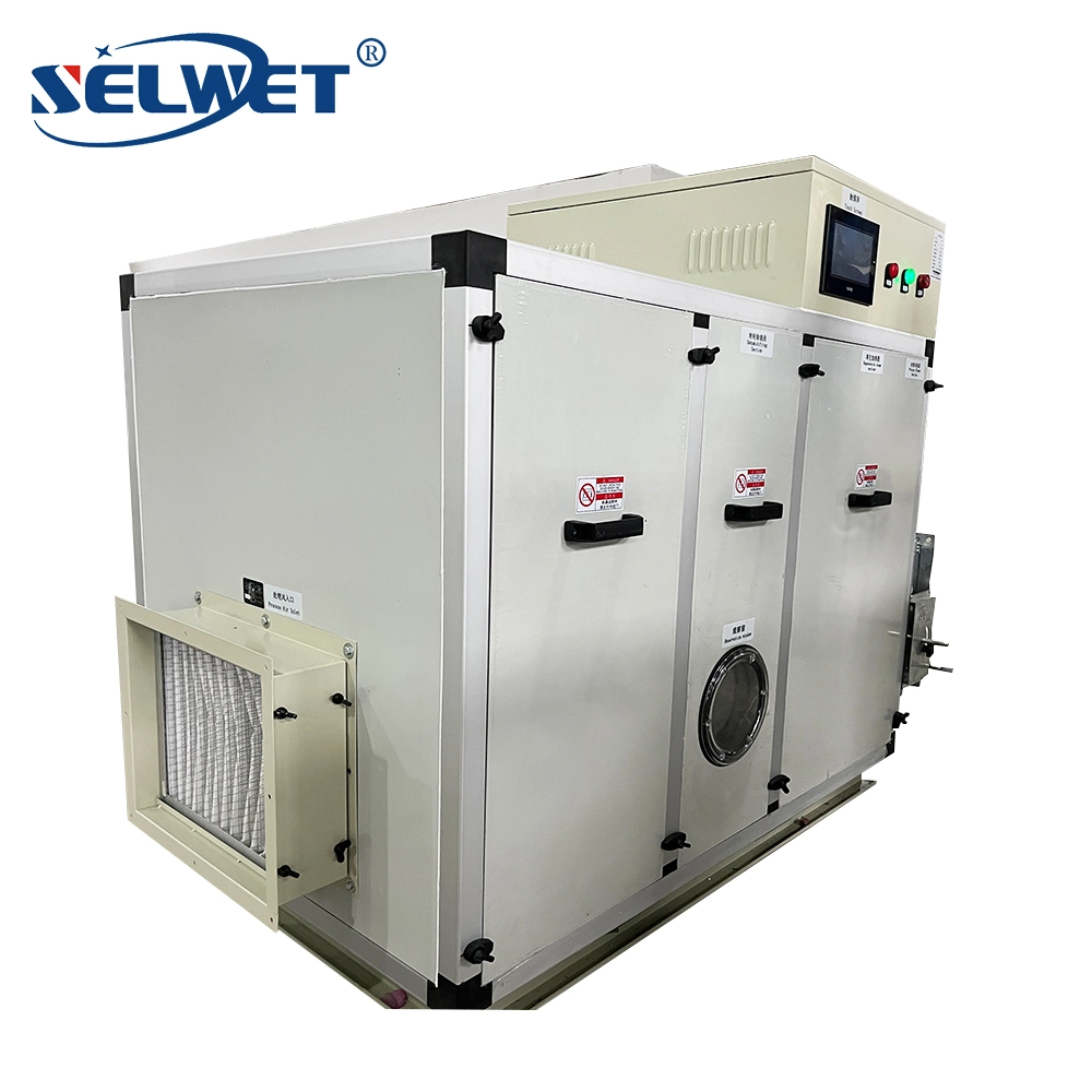 Environmental Protection 2000W Air Flow Drying Rotary Desiccant Adsorption Dehumidifier