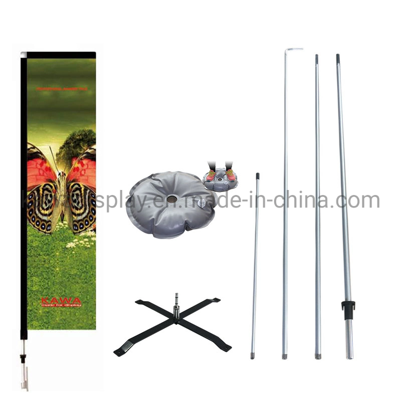 Flying Banner Outdoor Event Double Side Printing Full Fiberglass Flagpole Rectangle Teardrop Feather Flag